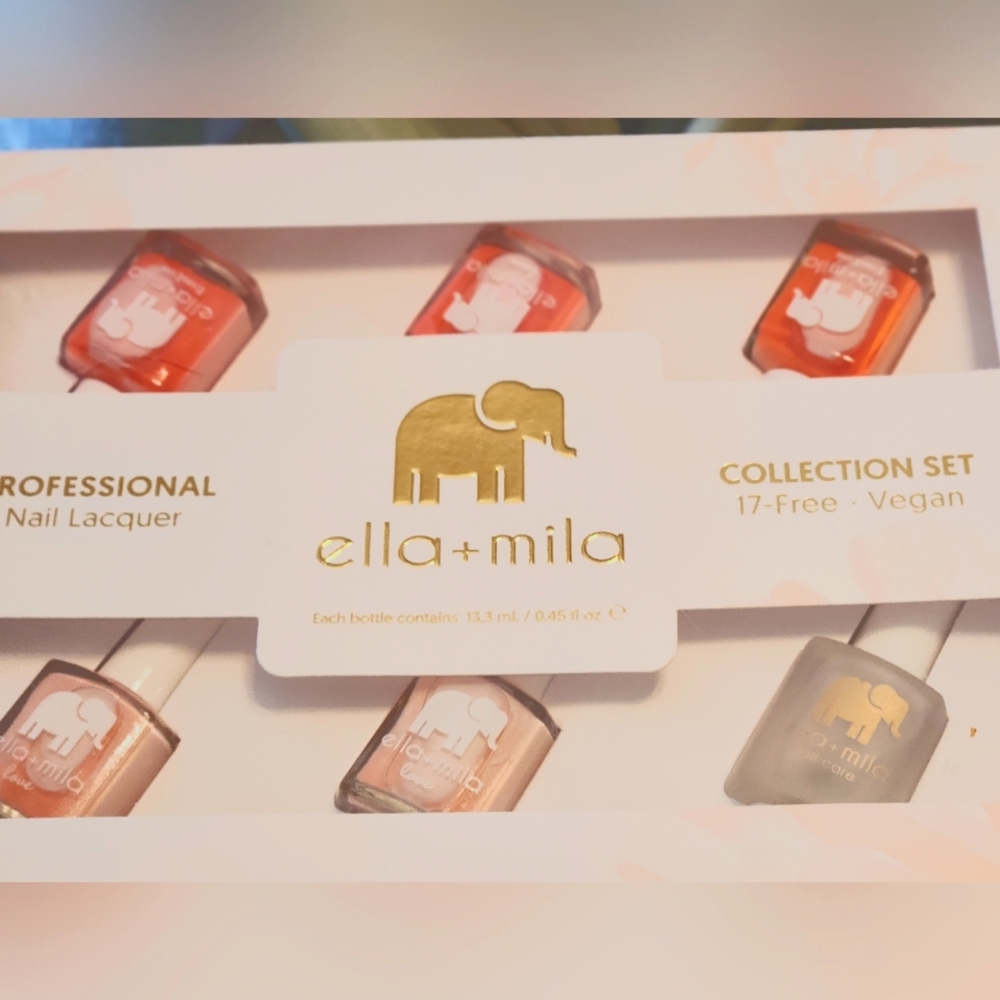 Brand New In Box-Ella+Mila Polish with Love Collection
